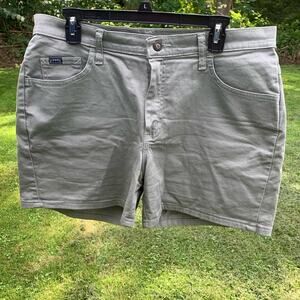 Riders green high waist shorts with pockets